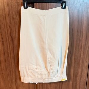 Men's Classic Cream Pencil Shorts